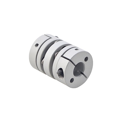 8mm - 10mm フレキシブル ダブルディスク カップリング 26x35mm CNC ステッピング モーター シャフト カプラー