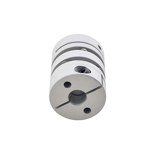 8mm - 10mm フレキシブル ダブルディスク カップリング 26x35mm CNC ステッピング モーター シャフト カプラー