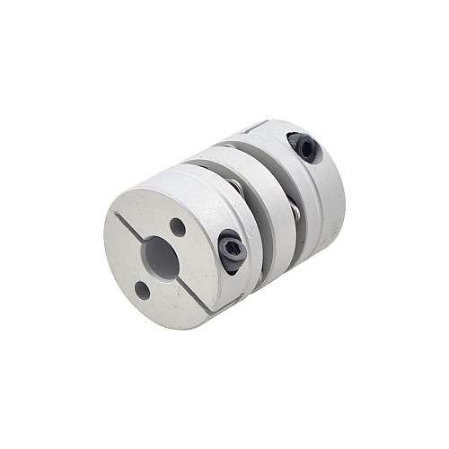 8mm - 8mm フレキシブル ダブル ディスク カップリング 26x35mm CNC ステッピング モーター シャフト カプラー