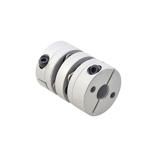 8mm - 8mm フレキシブル ダブル ディスク カップリング 26x35mm CNC ステッピング モーター シャフト カプラー