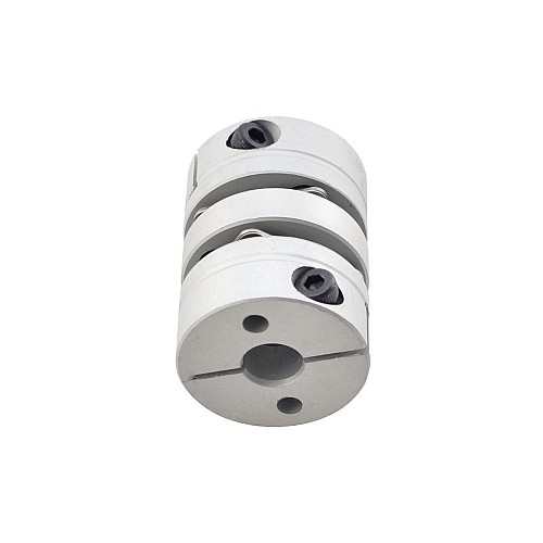 8mm - 8mm フレキシブル ダブル ディスク カップリング 26x35mm CNC ステッピング モーター シャフト カプラー