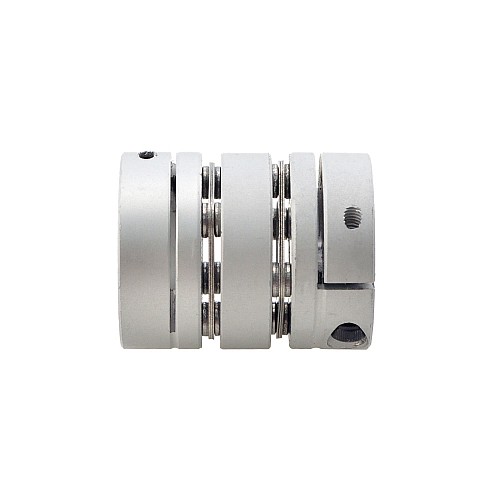 8mm - 14mm フレキシブル ダブルディスク カップリング 32x41mm CNC ステッピング モーター シャフト カプラー