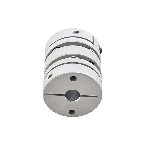 8mm - 14mm フレキシブル ダブルディスク カップリング 32x41mm CNC ステッピング モーター シャフト カプラー