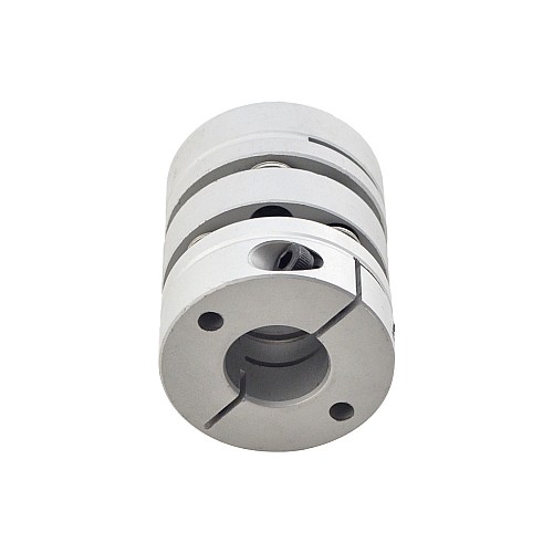 8mm - 14mm フレキシブル ダブルディスク カップリング 32x41mm CNC ステッピング モーター シャフト カプラー