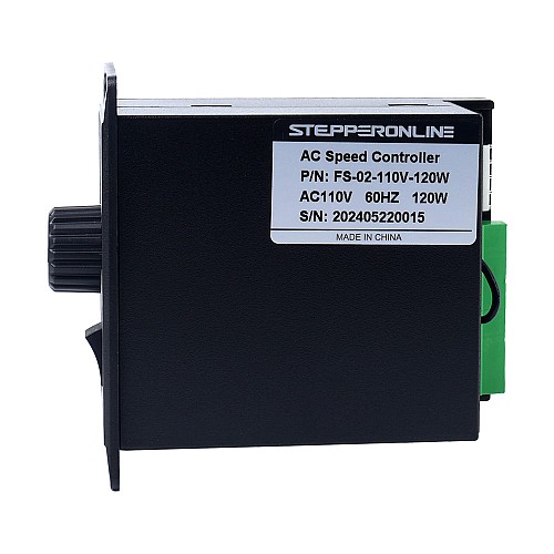 120W 単相 110VAC 可変速度モーター用スピードコントローラー - FS-02-110V-120W | StepperOnline