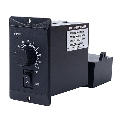 200W 単相 110VAC 可変速モータ用スピードコントローラ - FS-02-110V-200W | StepperOnline