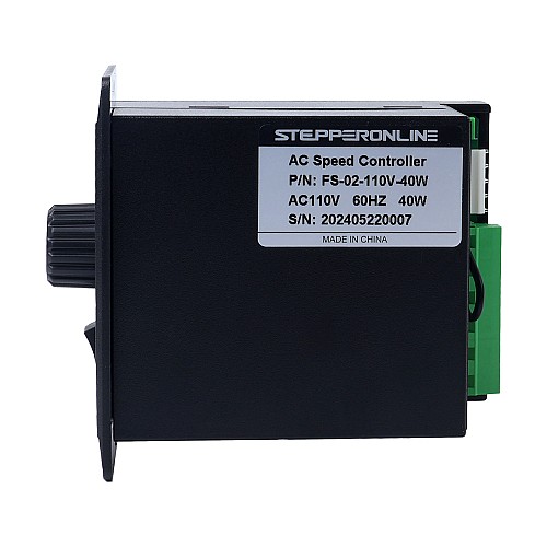 40W 単相 110VAC 可変速モータ用スピードコントローラ - FS-02-110V-40W | StepperOnline