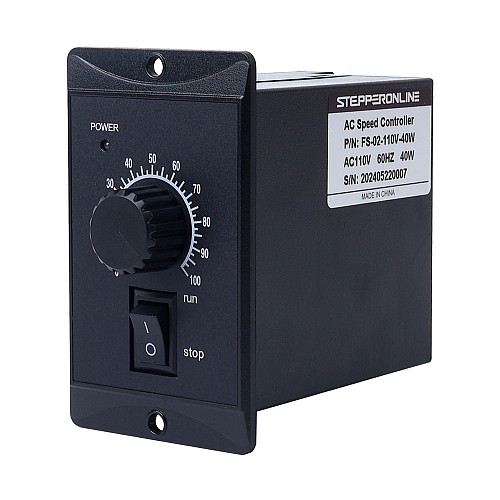40W 単相 110VAC 可変速モータ用スピードコントローラ - FS-02-110V-40W | StepperOnline
