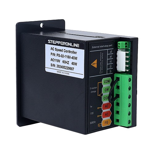 40W 単相 110VAC 可変速モータ用スピードコントローラ - FS-02-110V-40W | StepperOnline