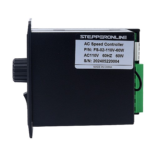 60W 単相 110VAC 可変速度モーター用スピードコントローラー - FS-02-110V-60W | StepperOnline