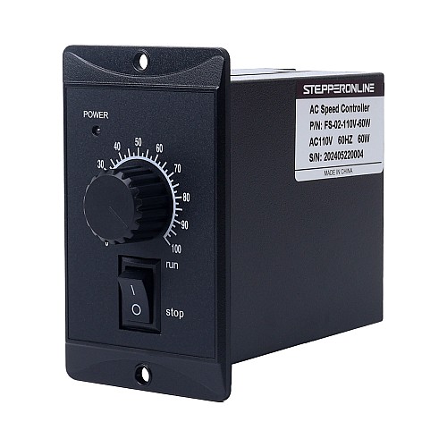 60W 単相 110VAC 可変速度モーター用スピードコントローラー - FS-02-110V-60W | StepperOnline