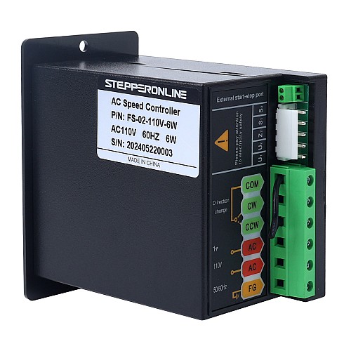 6W 単相 110VAC 可変速モーター用スピードコントローラー - FS-02-110V-6W | StepperOnline