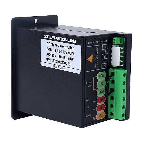 90W 単相 110VAC 可変速度モーター用スピードコントローラー - FS-02-110V-90W | StepperOnline UK