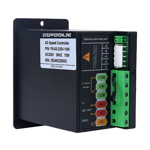 15W 単相 220VAC 可変速モーター用スピードコントローラー - FS-02-220V-15W | StepperOnline