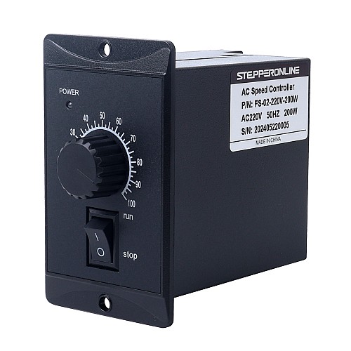 200W 単相 220VAC モータ可変速モータ用スピードコントローラ - FS-02-220V-200W | StepperOnline