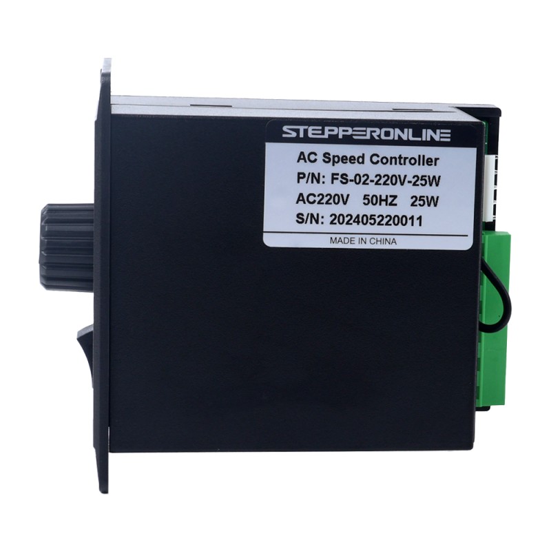 25W 単相 220VAC 可変速モータ用スピードコントローラ - FS-02-220V-25W | StepperOnline