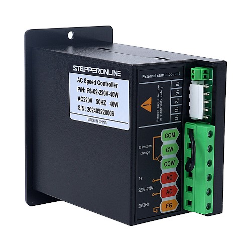40W 単相 220VAC 可変速モータ用スピードコントローラ - FS-02-220V-40W | StepperOnline