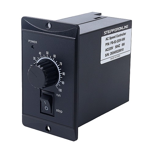 6W 単相 220VAC 可変速モータ用スピードコントローラ - FS-02-220V-6W | StepperOnline