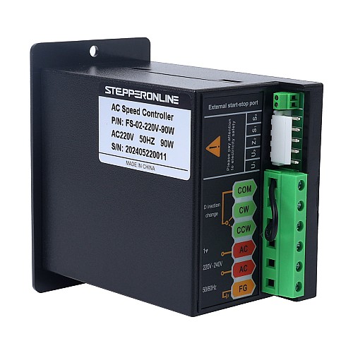 90W 単相 220VAC 可変速度モーター用スピードコントローラー - FS-02-220V-90W | StepperOnline
