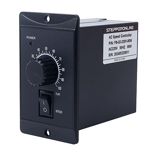 90W 単相 220VAC 可変速度モーター用スピードコントローラー - FS-02-220V-90W | StepperOnline
