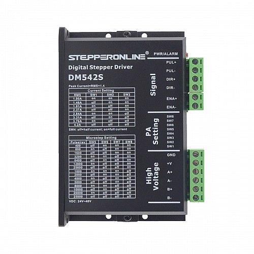 Nema 17、23、24 ステッピング モーター用デジタル ステッピング ドライバー 1.0-4.2A 24-48VDC Nema 17、23、24 ステッピング モーター用デジタル ステッピング ドライバー 1.0-4.2A 24-48VDC