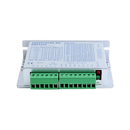 入力/出力制御ステッピングモータードライバー 0-2.2A 18-36VDC Nema 11、14、17 ステッピングモーター用 - DM422IO | StepperOnline