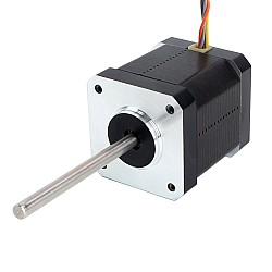 Nema 17 高温ステッピング モーター 55Ncm(77.93oz.in) 55mm 丸シャフト絶縁クラス H 180C