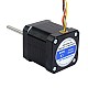Nema 17 高温ステッピング モーター 55Ncm(77.93oz.in) 55mm 丸シャフト絶縁クラス H 180C - 17HS19-2504S-H-V1 | StepperOnline