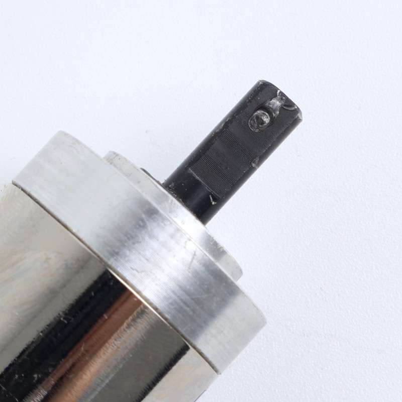 Nema 11 ステッパー L=31mm、リアシャフト、ネジ穴、ギア比 27:1 ギアボックス付き