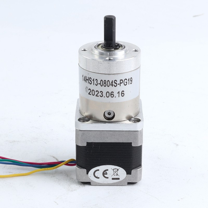 Nema 14 ステッピング モーター バイポーラ L=33mm ギア比 19:1 遊星ギアボックス
