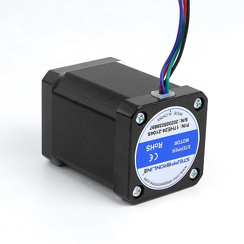 E シリーズ Nema 17 ステッピング モーター 1.8 度 60Ncm(84.97oz.in) 2.1A 42x42x60mm 4 ワイヤー