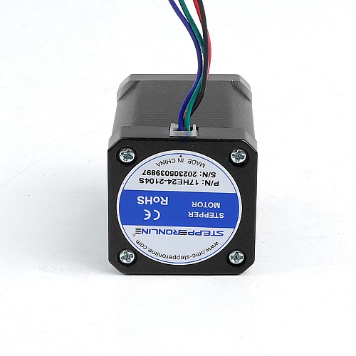 E シリーズ Nema 17 ステッピング モーター 1.8 度 60Ncm(84.97oz.in) 2.1A 42x42x60mm 4 ワイヤー