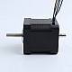 使用済み製品 - 両軸 Nema 17 バイポーラ 0.9° 44Ncm(62.3 oz.in) 1.68A 42x42x48mm 4線 ケーブル長0.085m - 17HM19-1684D-USED | StepperOnline