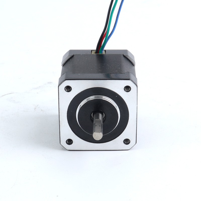 Nema 17 バイポーラ 0.9deg 46Ncm(65.1oz.in) 2A 42x42x48mm 4 ワイヤ