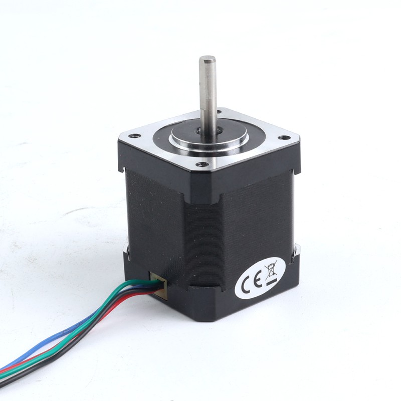 Nema 17 バイポーラ 0.9deg 46Ncm(65.1oz.in) 2A 42x42x48mm 4 ワイヤ