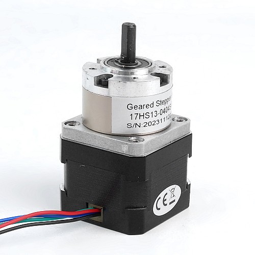 Nema 17 ステッピング モーター バイポーラ L=33mm ギア比 5:1 遊星ギアボックス