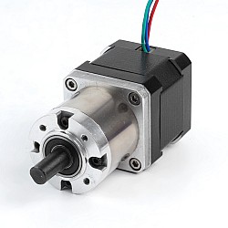 使用済み製品 - Nema 17 ステッピング モーター バイポーラ L=40mm、ギア比 27:1 遊星ギアボックス
