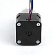 Nema 17 ステッピング モーター バイポーラ L=40mm、ギア比 27:1 遊星ギアボックス