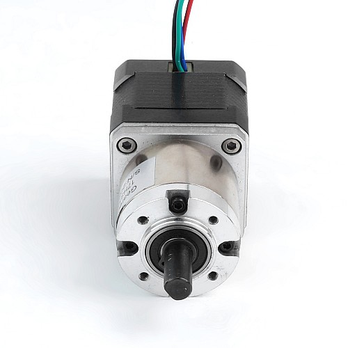Nema 17 ステッピング モーター バイポーラ L=40mm、ギア比 27:1 遊星ギアボックス