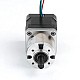 Nema 17 ステッピング モーター バイポーラ L=40mm、ギア比 27:1 遊星ギアボックス