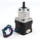 Nema 17 ステッピング モーター バイポーラ L=40mm、ギア比 27:1 遊星ギアボックス