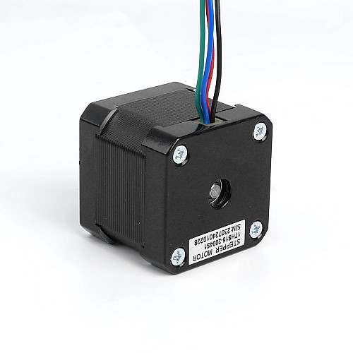 Nema 17 バイポーラ 45Ncm(63.74oz.in) 2A 42x42x40mm 4 ワイヤ、1m ケーブルおよびコネクタ付き