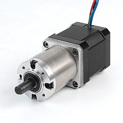 使用済み製品 - Nema 17 ステッピング モーター バイポーラ L=48mm、ギア比 51:1 遊星ギアボックス