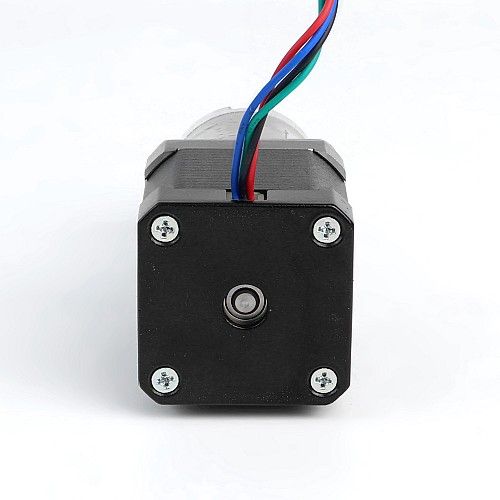 Nema 17 ステッピング モーター バイポーラ L=48mm、ギア比 51:1 遊星ギアボックス