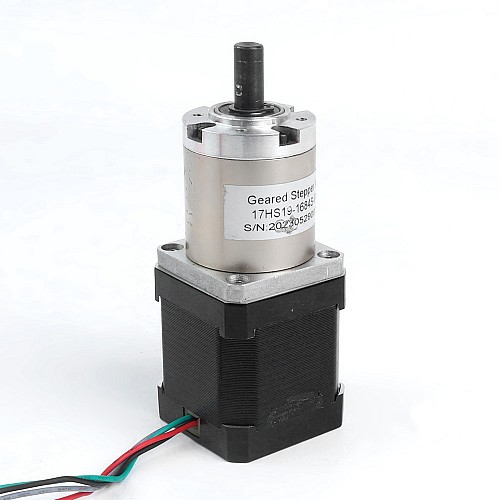 Nema 17 ステッピング モーター バイポーラ L=48mm、ギア比 51:1 遊星ギアボックス