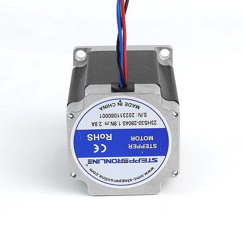 Nema 23 バイポーラ 1.8deg 1.9Nm(269.06oz.in) 2.8A 57x57x76mm 4 ワイヤ Nema 23 バイポーラ 1.8deg 1.9Nm(269.06oz.in) 2.8A 57x57x76mm 4 ワイヤ