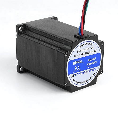 Nema 23 ステッピング モーター 2.4Nm(339.87oz.in) 4A 57x57x82mm 8mm シャフト 4 ワイヤー Nema 23 ステッピング モーター 2.4Nm(339.87oz.in) 4A 57x57x82mm 8mm シャフト 4 ワイヤー