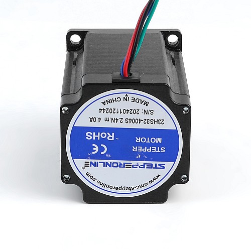 Nema 23 ステッピング モーター 2.4Nm(339.87oz.in) 4A 57x57x82mm 8mm シャフト 4 ワイヤー Nema 23 ステッピング モーター 2.4Nm(339.87oz.in) 4A 57x57x82mm 8mm シャフト 4 ワイヤー