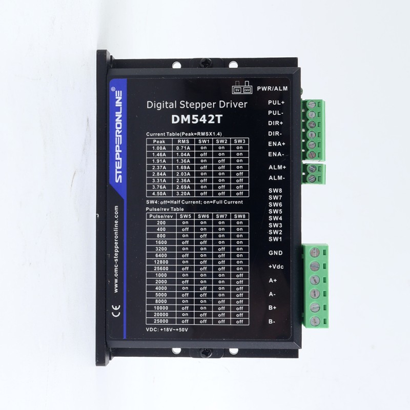 Nema 17、23、24 ステッピング モーター用デジタル ステッピング ドライバー 1.0-4.5A 18-50VDC