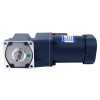 90W 220VAC 50Hz 7.5RPM 40.00Nm(5664.47oz.in) フランジ 90mm 直角ギアボックス キー溝シャフト 単相 AC 誘導モーター - 5IK90GU-CFT/5GU180RT | StepperOnline